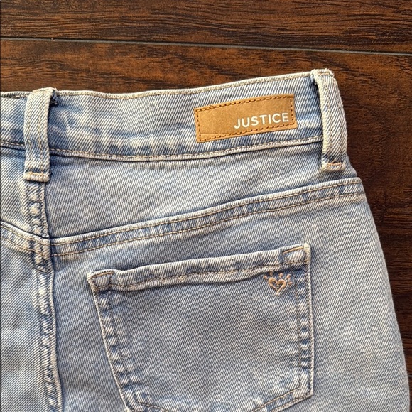 NWT Justice Denim mini mom Jean size 16 (RF10) - Picture 7 of 8